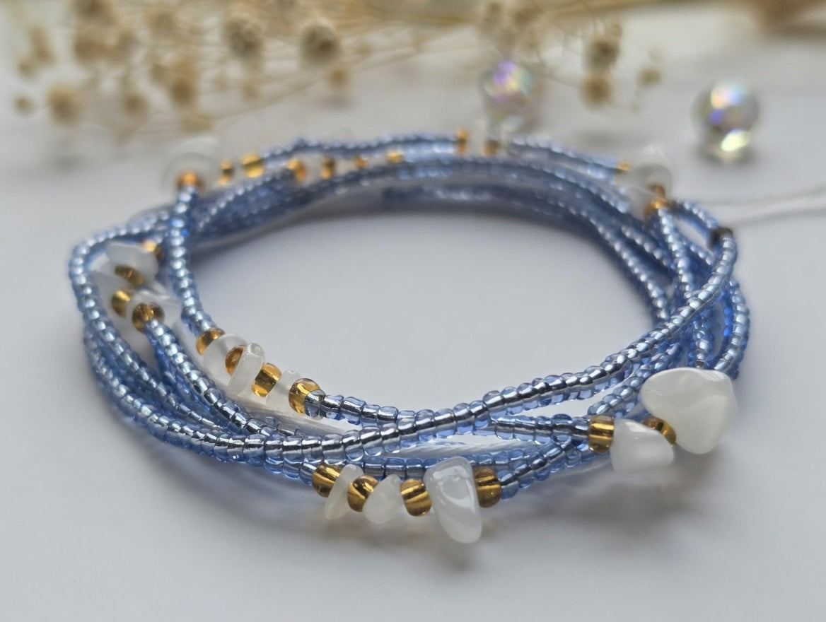 Blue Majesty Waistbeads
