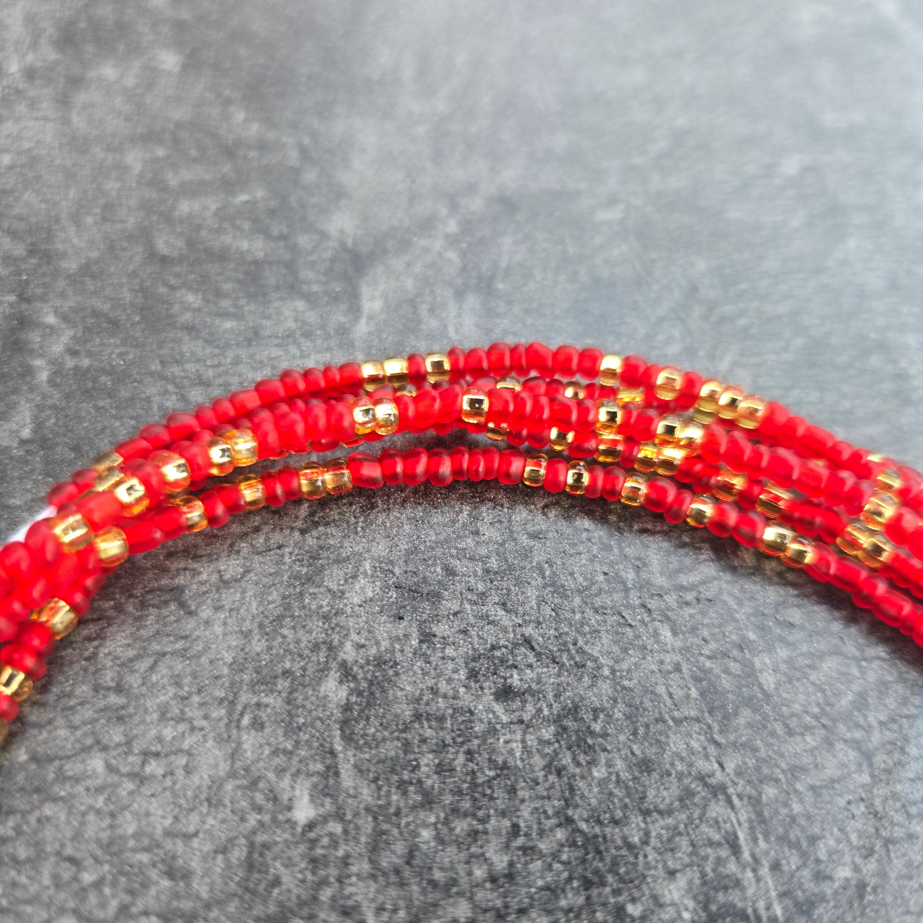 Hibiscus Kiss Waistbeads
