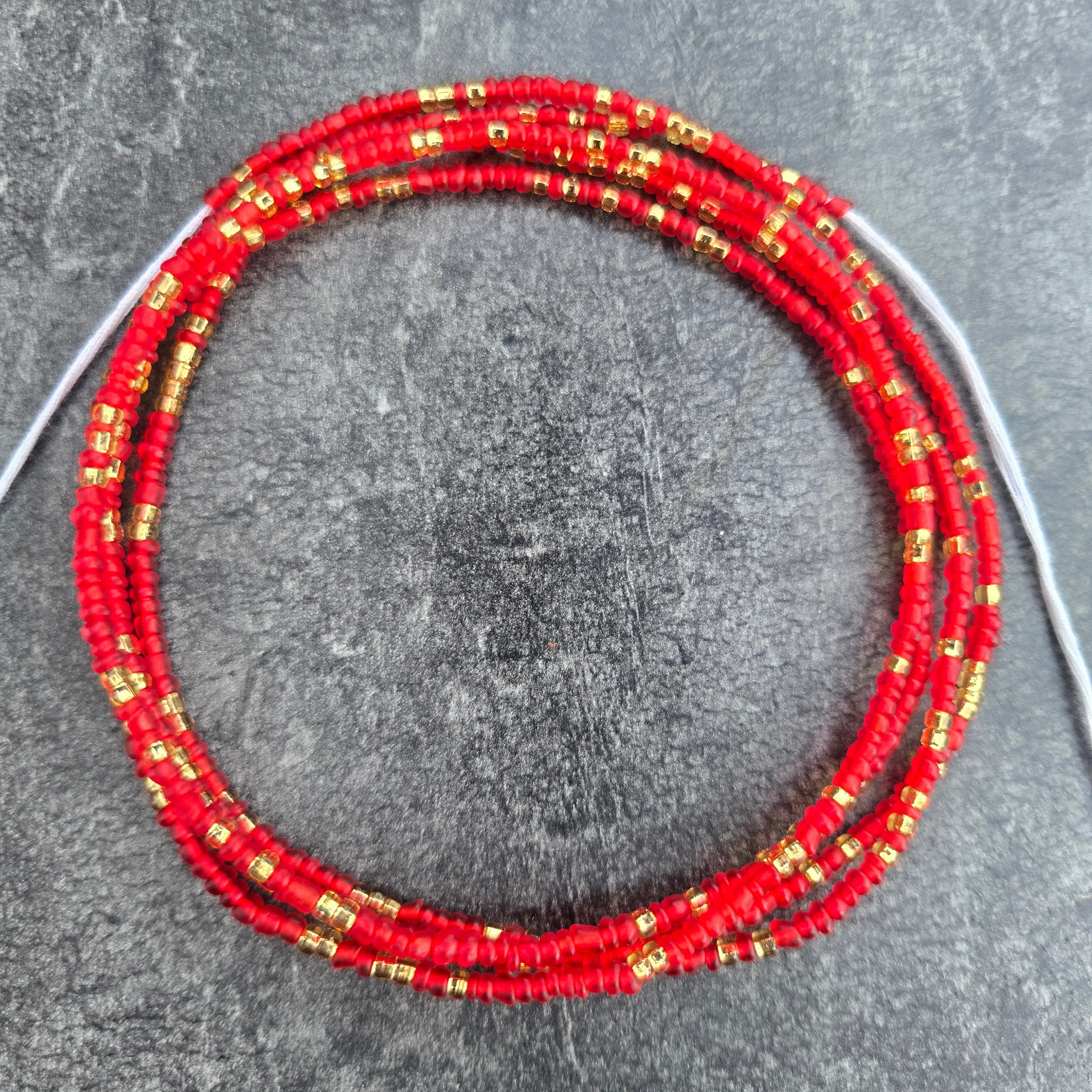 Hibiscus Kiss Waistbeads