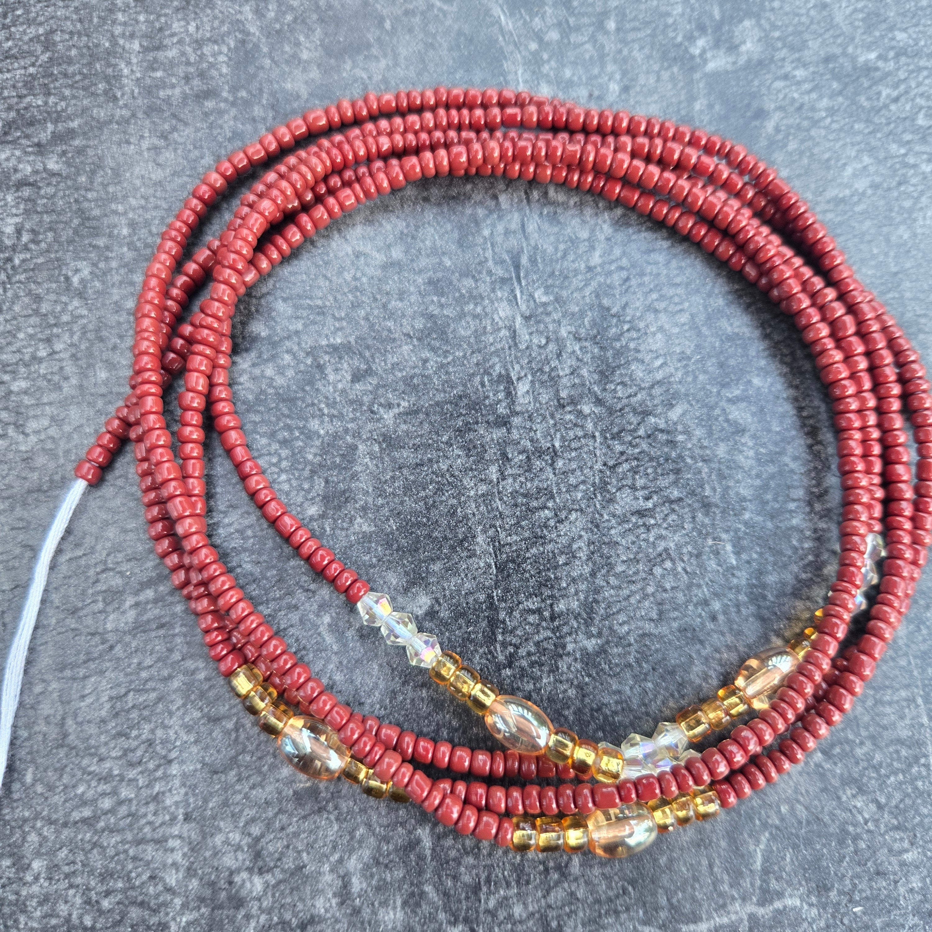Coconut Kisses Waistbeads