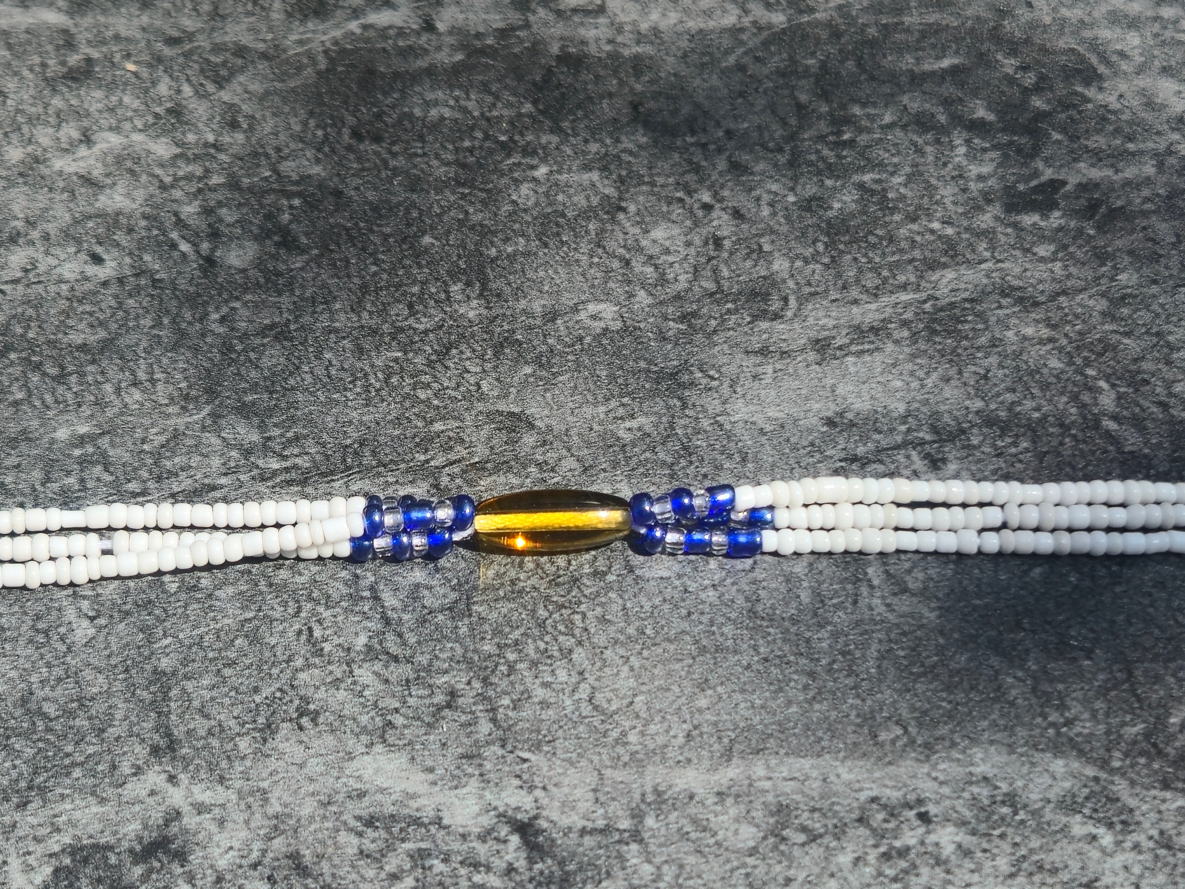 ADZO PEACE: BORN ON MONDAY WAIST BEADS