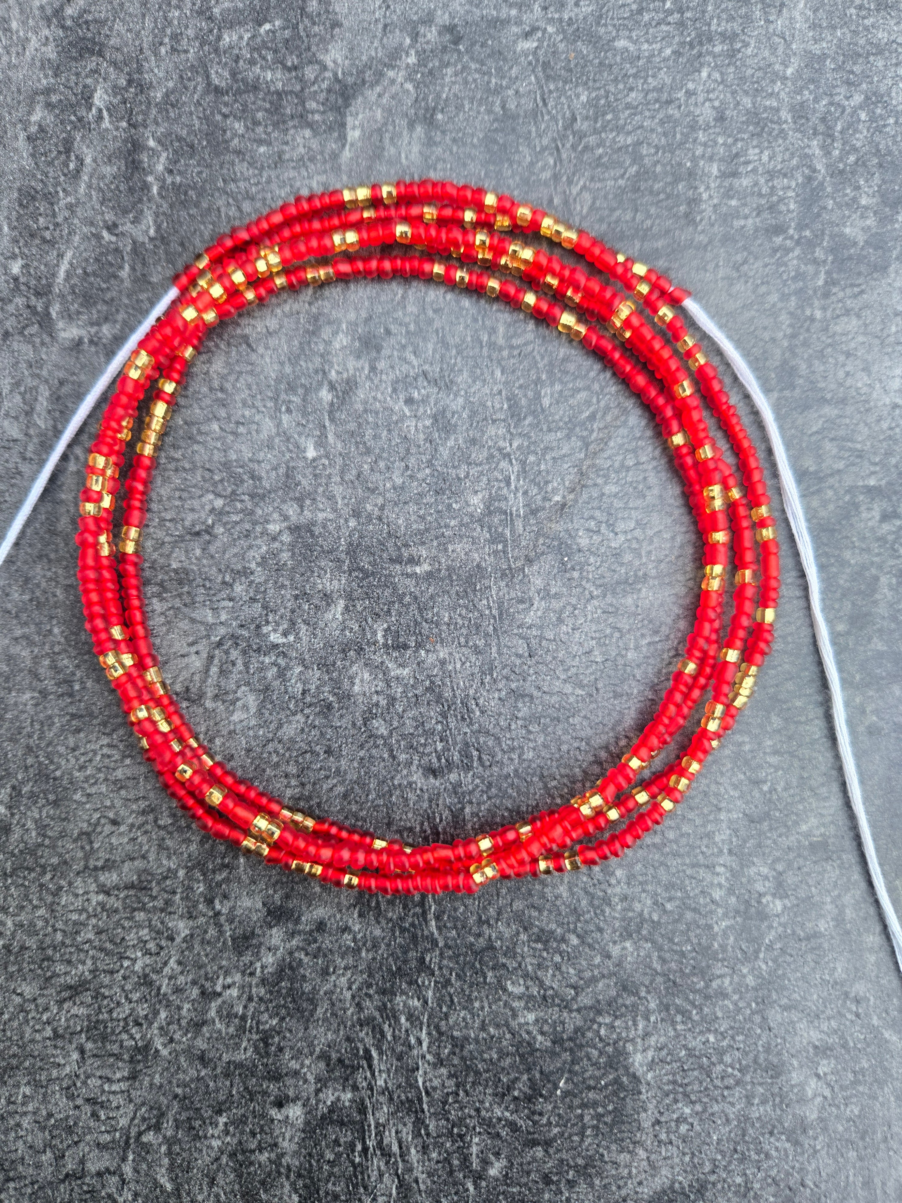 Hibiscus Kiss Waistbeads