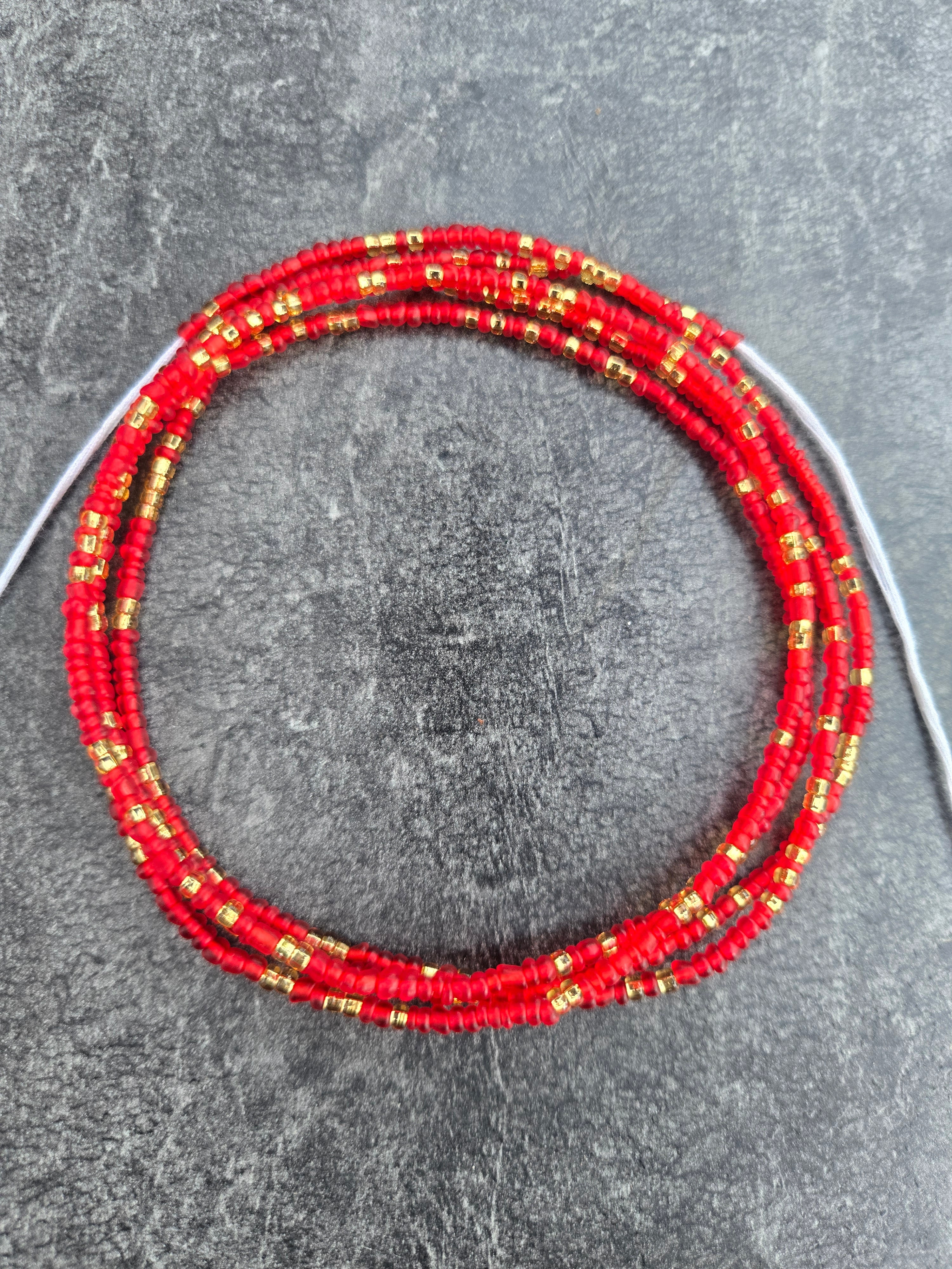 Hibiscus Kiss Waistbeads