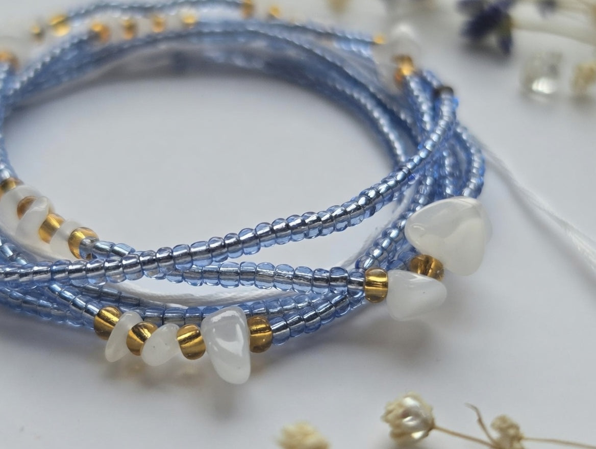 Blue Majesty Waistbeads