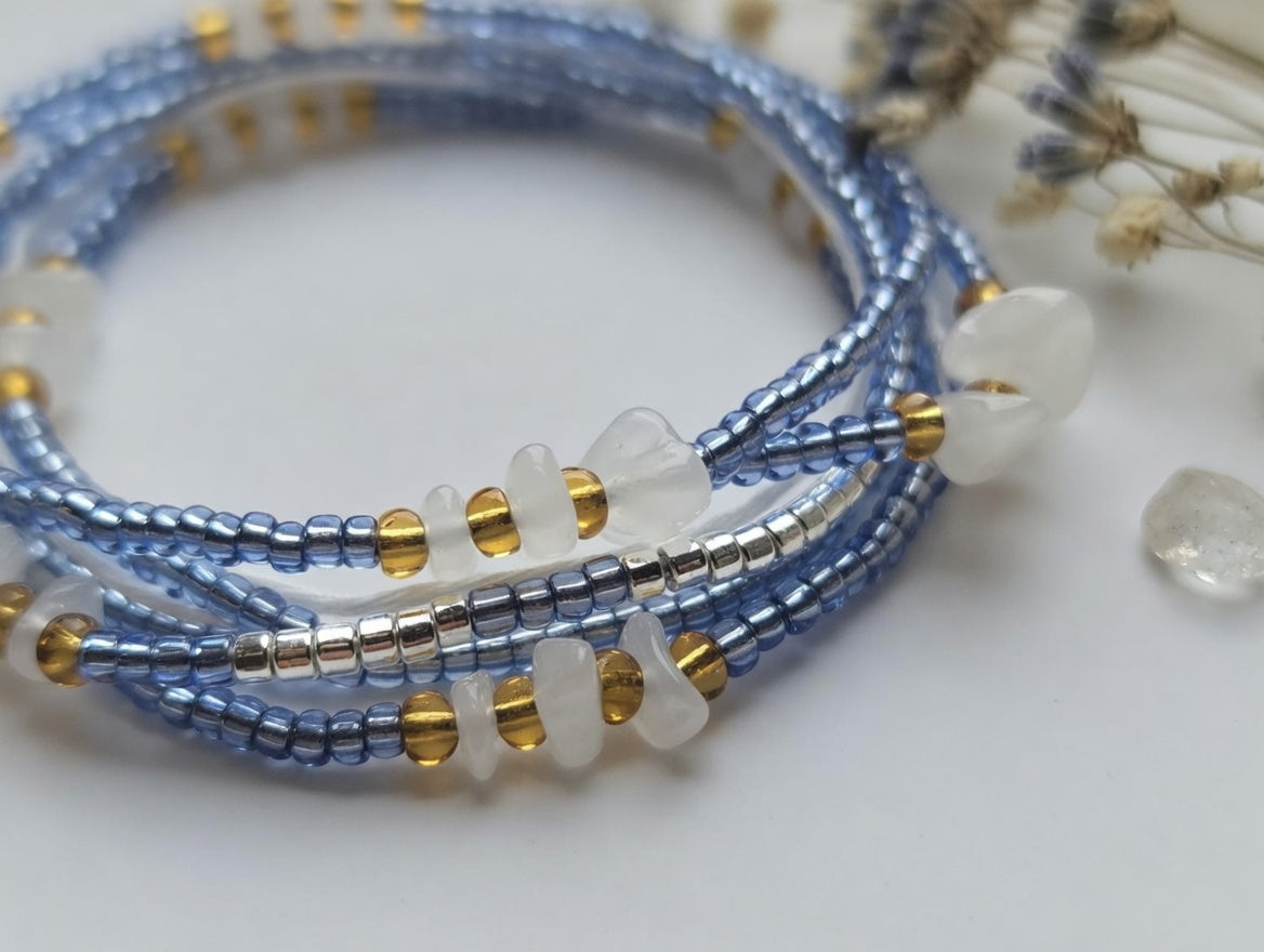 Blue Majesty Waistbeads