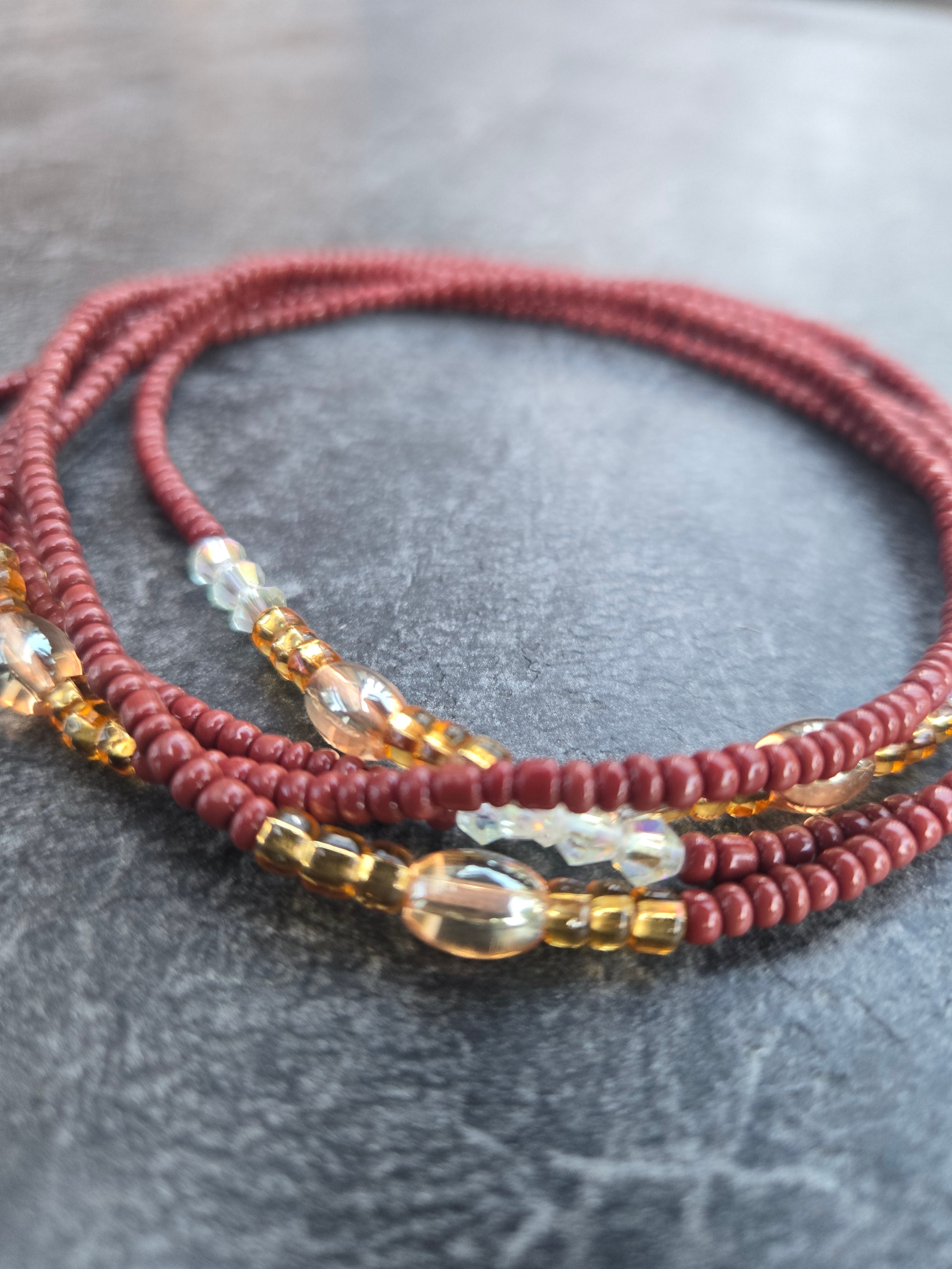 Coconut Kisses Waistbeads